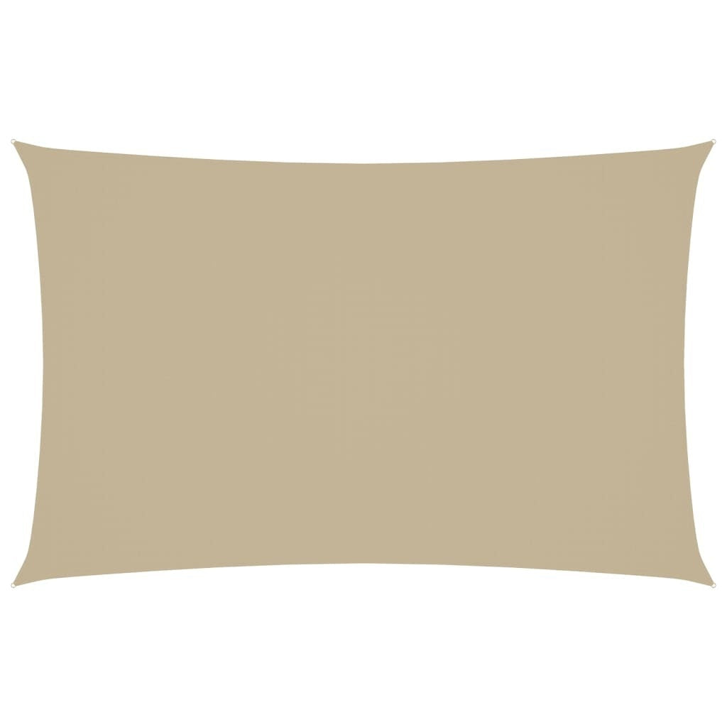 Parasole a Vela Tessuto Oxford rivestito in PU Rettangolare 6×5 m Beige - Image 14 of 36