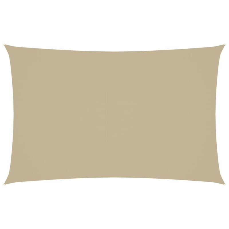 Parasole a Vela Tessuto Oxford rivestito in PU Rettangolare 6×5 m Beige - Image 14 of 36