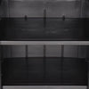 vidaXL Garden Storage Cabinet Black 65x45x172 cm PP Rattan - Image 62 of 89