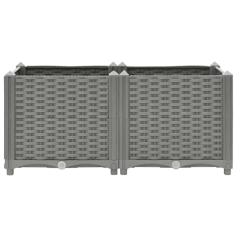 Fioriera Rialzata 80×40×38 cm in Polipropilene - Image 10 of 60