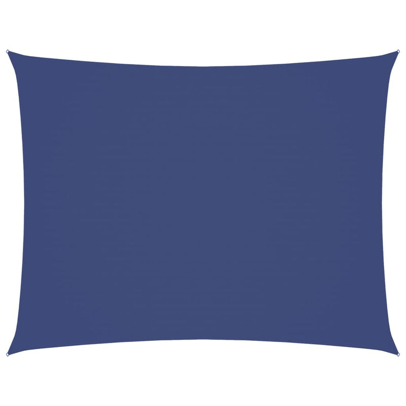 Parasole a Vela Rettangolare in Tessuto Oxford Rivestito in PU 4×5 m Blu - Image 4 of 23