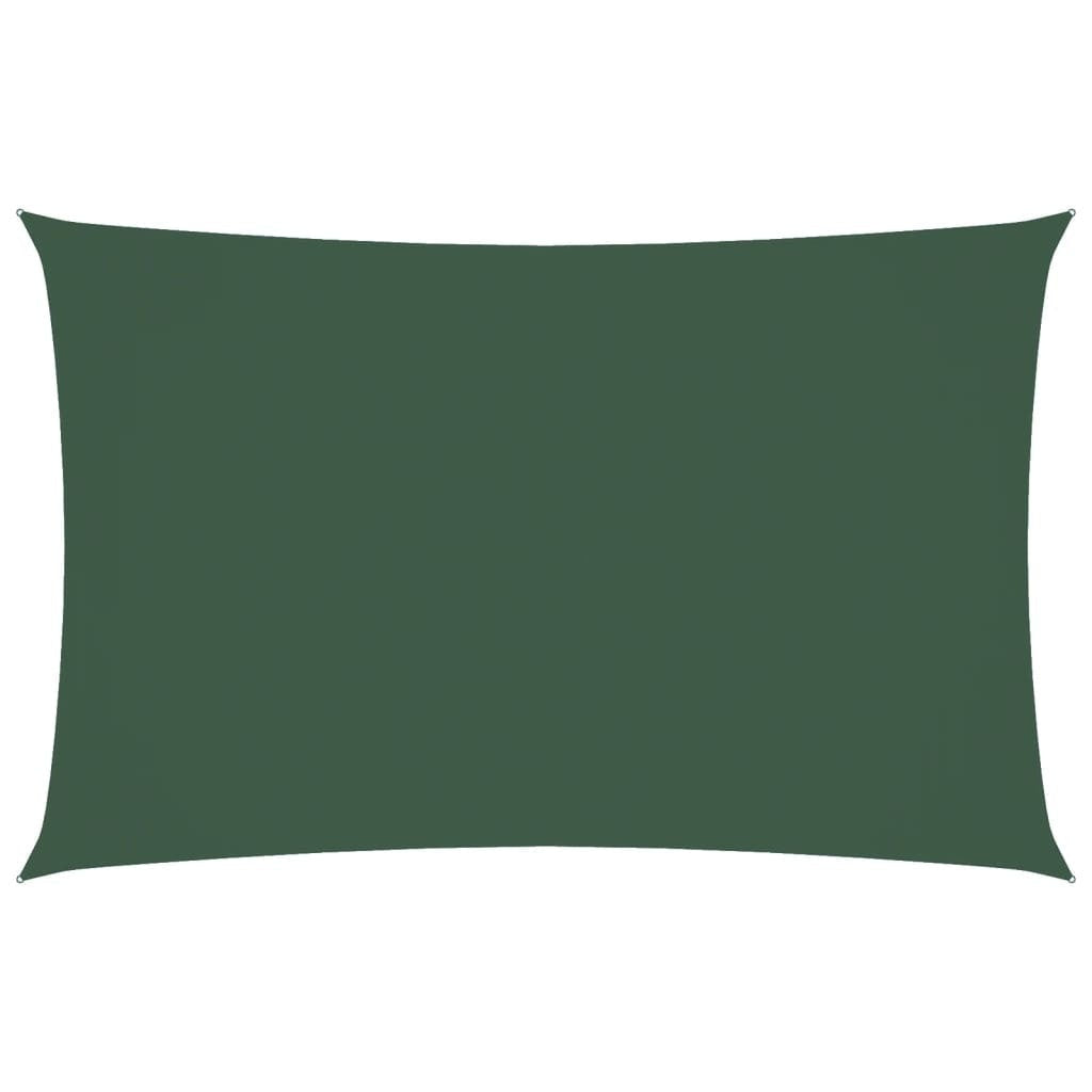 Tenda Parasole a Vela in Tessuto Oxford 4×7 m Verde Scuro - Image 14 of 59