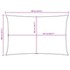 Tenda Parasole a Vela in Tessuto Oxford 4×7 m Verde Scuro - Image 38 of 59