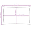 Tenda Parasole a Vela in Tessuto Oxford 4×7 m Verde Scuro - Image 43 of 59