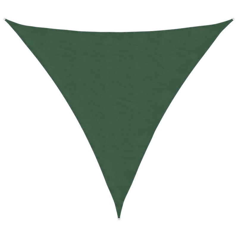 Parasole a Vela in Tessuto Oxford Triangolare 3,6×3,6×3,6 m Verde Scuro - Image 13 of 40