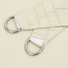 Parasole a Vela Rettangolare in Tessuto Oxford Rivestito in PU 2,5×4 m Crema - Image 12 of 21