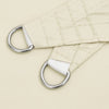Parasole a Vela Rettangolare in Tessuto Oxford Rivestito in PU 2,5×4 m Crema - Image 14 of 21
