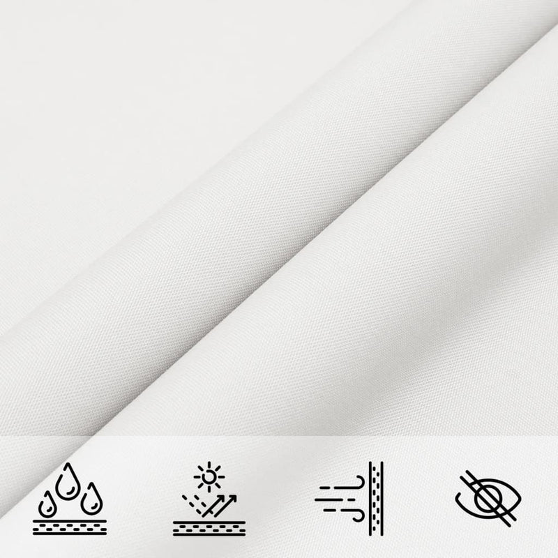 Parasole a Vela Oxford Triangolare 3×3×4,24 m Bianco - Image 28 of 37
