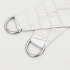 Parasole a Vela Oxford Triangolare 3×3×4,24 m Bianco - Image 30 of 37