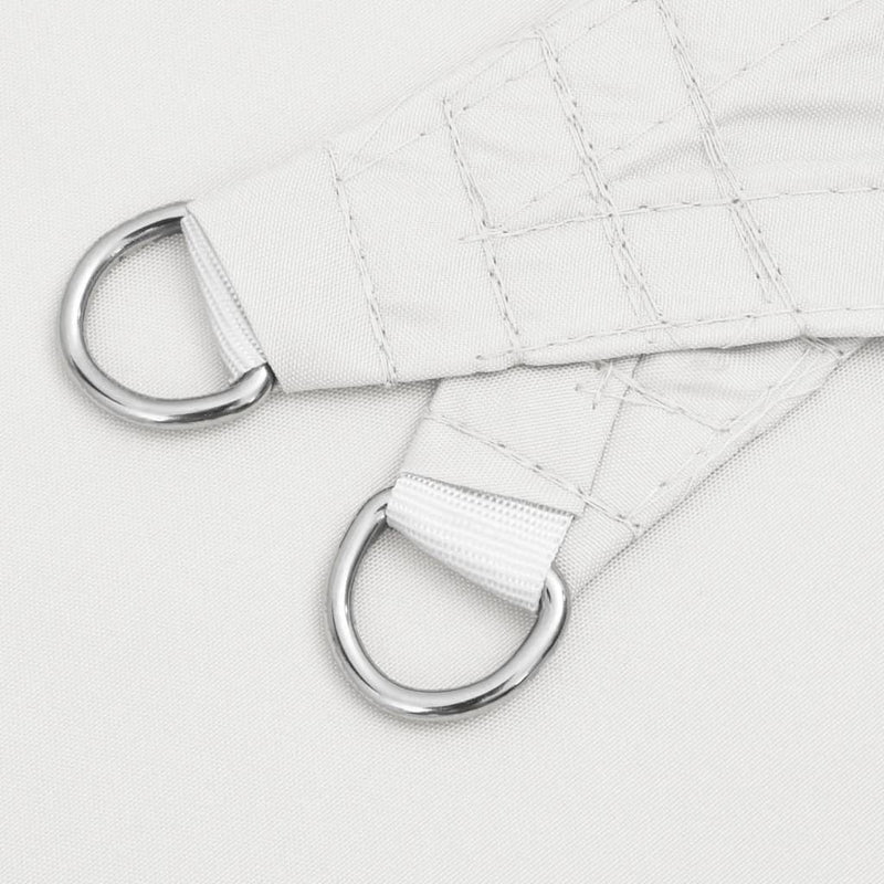 Parasole a Vela Oxford Triangolare 3×3×4,24 m Bianco - Image 30 of 37