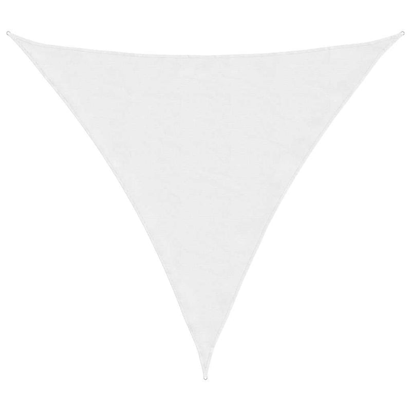 Parasole a Vela Triangolare 4×4×4 m in Tessuto PU Oxford, Bianco - Image 10 of 28