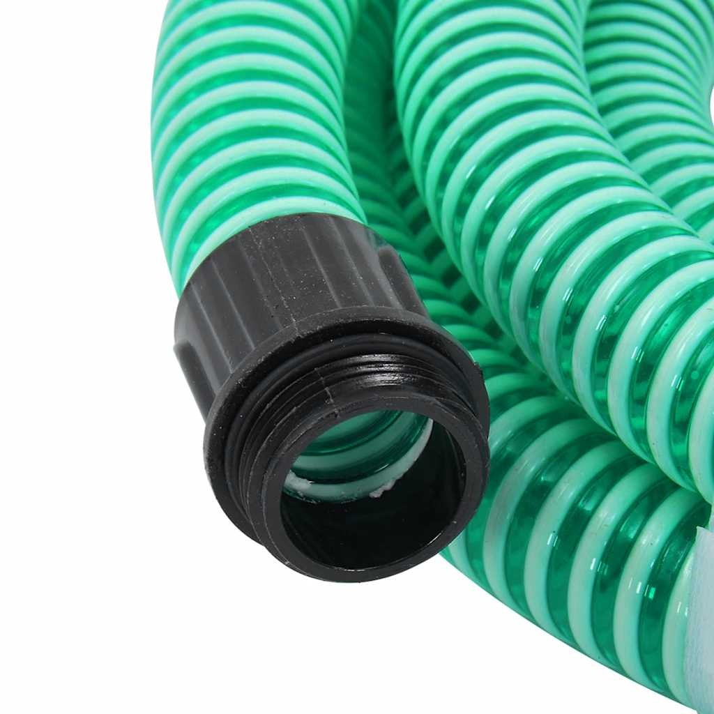 Tubo di Aspirazione in PVC con Raccordi in Ottone 10 m Verde - Image 10 of 20