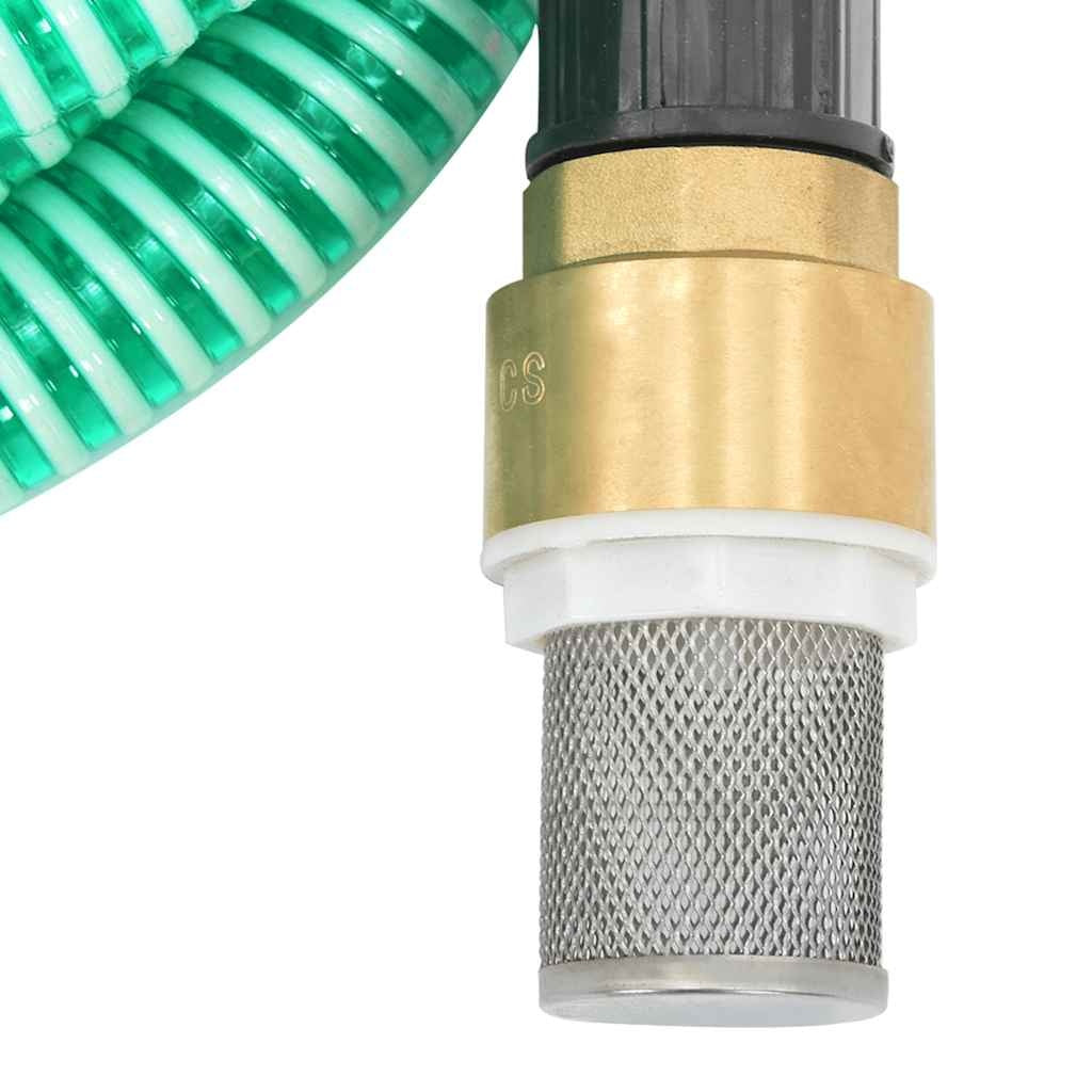 Tubo di Aspirazione in PVC con Raccordi in Ottone 10 m Verde - Image 14 of 20