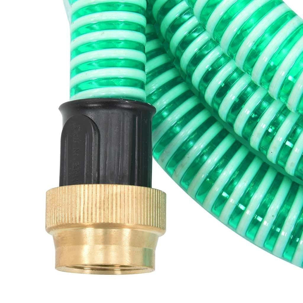 Tubo di Aspirazione in PVC con Raccordi in Ottone 10 m Verde - Image 20 of 20