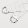 Parasole a Vela Oxford Triangolare 5×6×6 m Bianco - Image 37 of 76