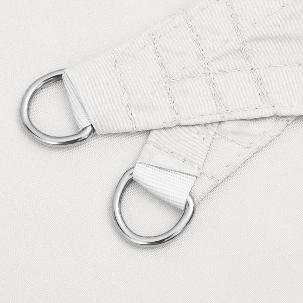 Parasole a Vela Oxford Triangolare 5×6×6 m Bianco - Image 63 of 76