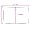 Parasole a Vela in Tessuto Oxford 2,5×5 m Nero - Image 40 of 40