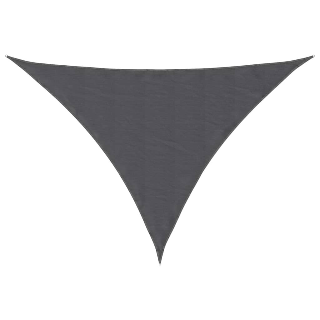Parasole a Vela Triangolare Oxford 3×4×5 m Antracite - Image 33 of 80