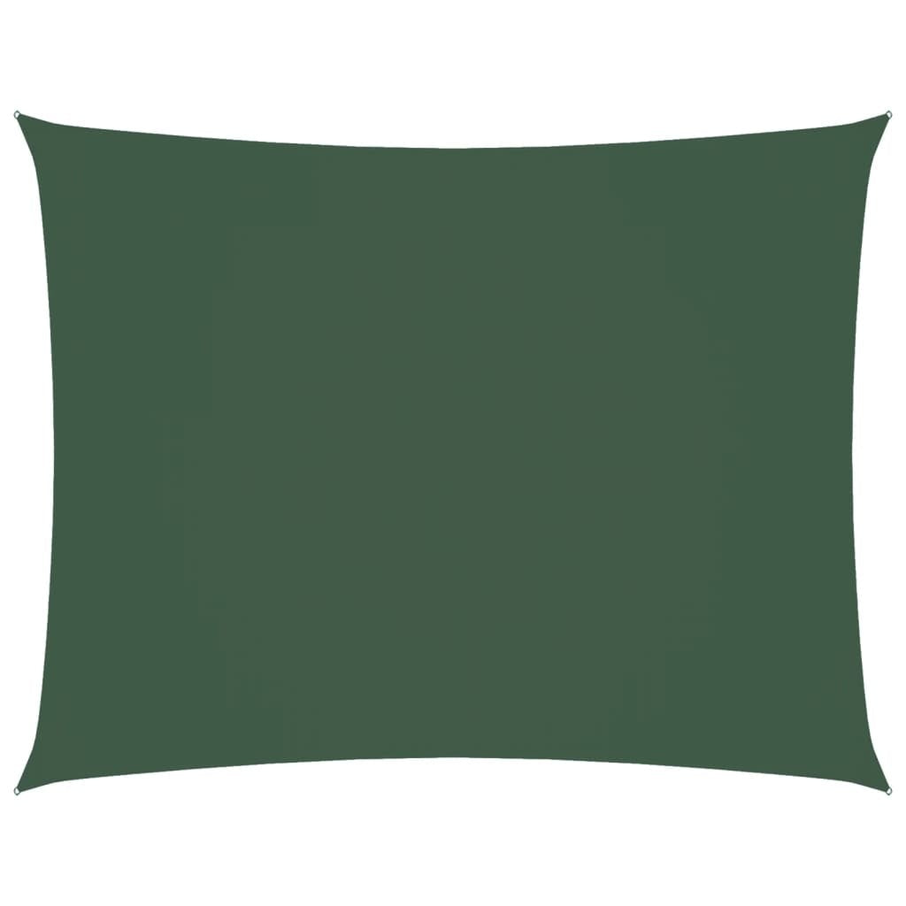Parasole a Vela Oxford 3,5×5 m Rettangolare Verde Scuro - Image 14 of 40