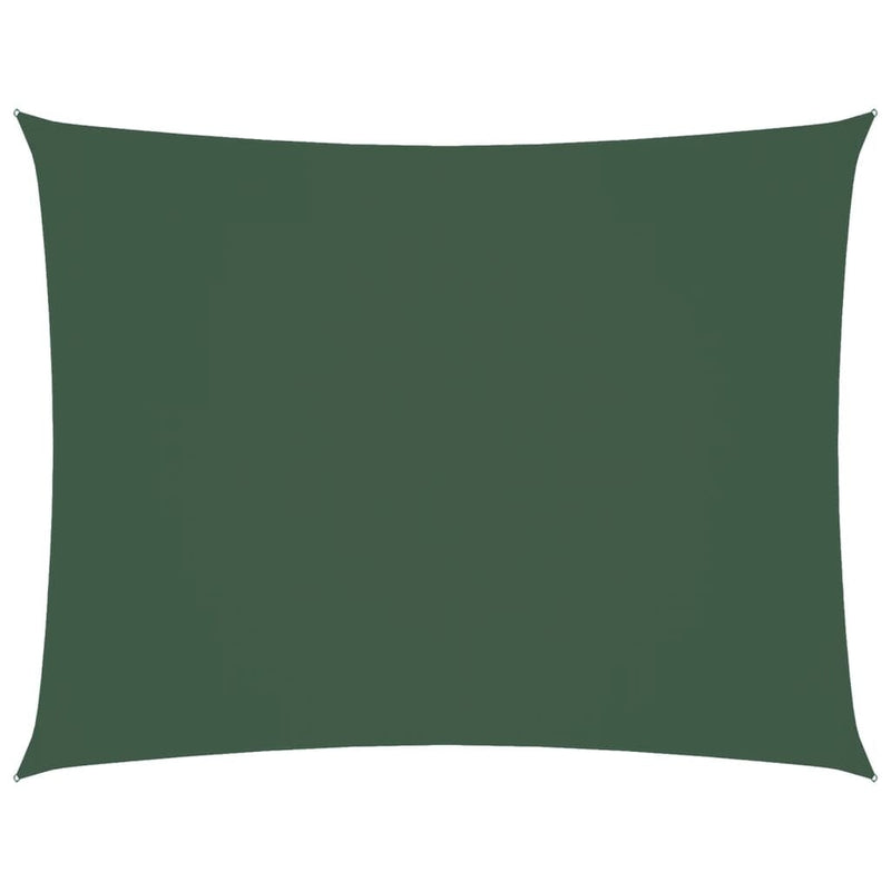 Parasole a Vela Oxford 3,5×5 m Rettangolare Verde Scuro - Image 14 of 40