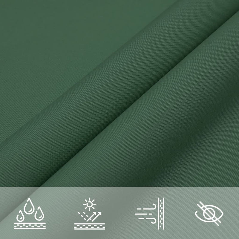 Parasole a Vela Oxford 3,5×5 m Rettangolare Verde Scuro - Image 26 of 40