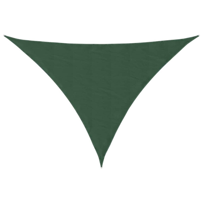 Parasole a Vela Oxford Triangolare 4×5×5 m Verde Scuro - Image 11 of 29