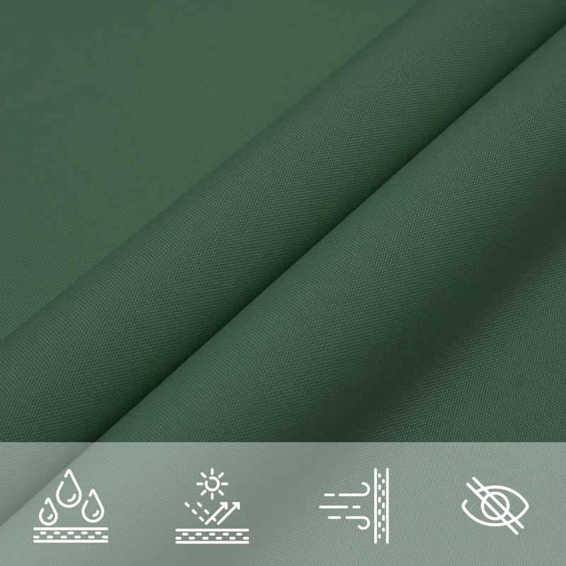 Parasole a Vela Oxford Triangolare 4×5×5 m Verde Scuro - Image 26 of 29