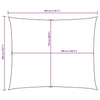 Parasole a Vela Oxford Rettangolare 2×3,5 m Blu - Image 40 of 40