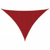 Parasole a Vela Triangolare in Tessuto Oxford Rivestito in PU 3×4×4 m Rosso - Image 14 of 40