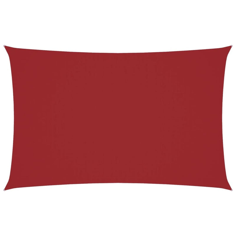 Parasole a Vela in Tessuto Oxford 2,5×5 m Rosso - Image 13 of 40