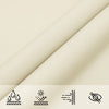 Parasole a Vela in Tessuto Oxford Rettangolare 3×4,5 m Crema - Image 31 of 36