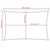 Parasole a Vela in Tessuto Oxford 3×6 m Blu - Image 34 of 37