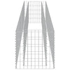 Gabbione Letto Rialzato in Acciaio Zincato 270×50×50 cm Argento - Image 16 of 23