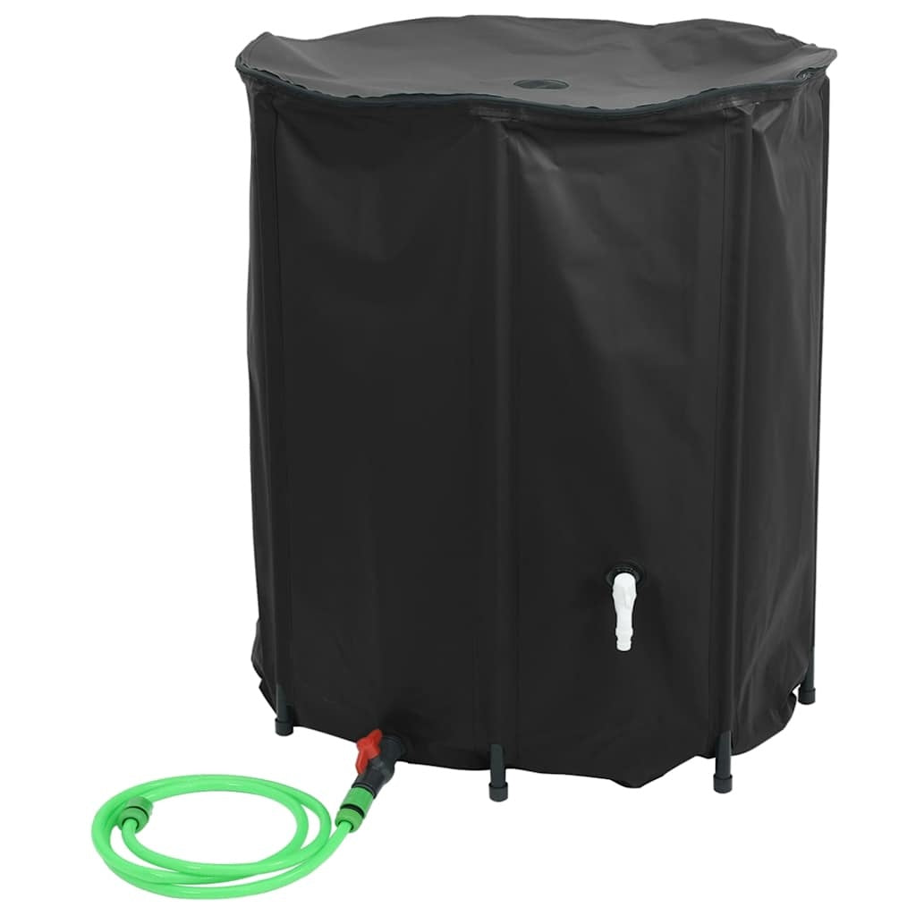 Serbatoio Acqua Pieghevole in PVC 1250 L, 120×110 cm, Nero - Image 11 of 40