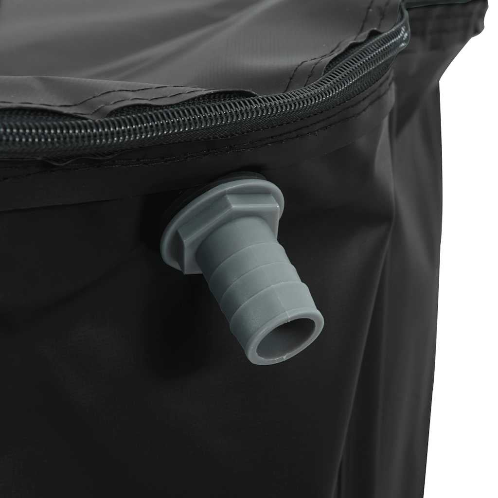 Serbatoio Acqua Pieghevole in PVC 1250 L, 120×110 cm, Nero - Image 30 of 40