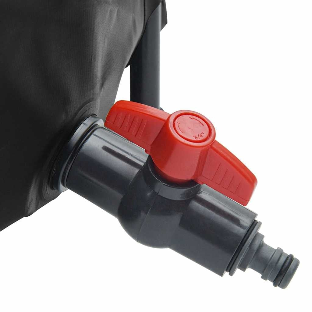 Serbatoio Acqua Pieghevole in PVC 1250 L, 120×110 cm, Nero - Image 35 of 40