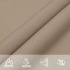 Parasole a Vela Oxford Rettangolare Tessuto PU 2,5×4,5 m Talpa - Image 31 of 36
