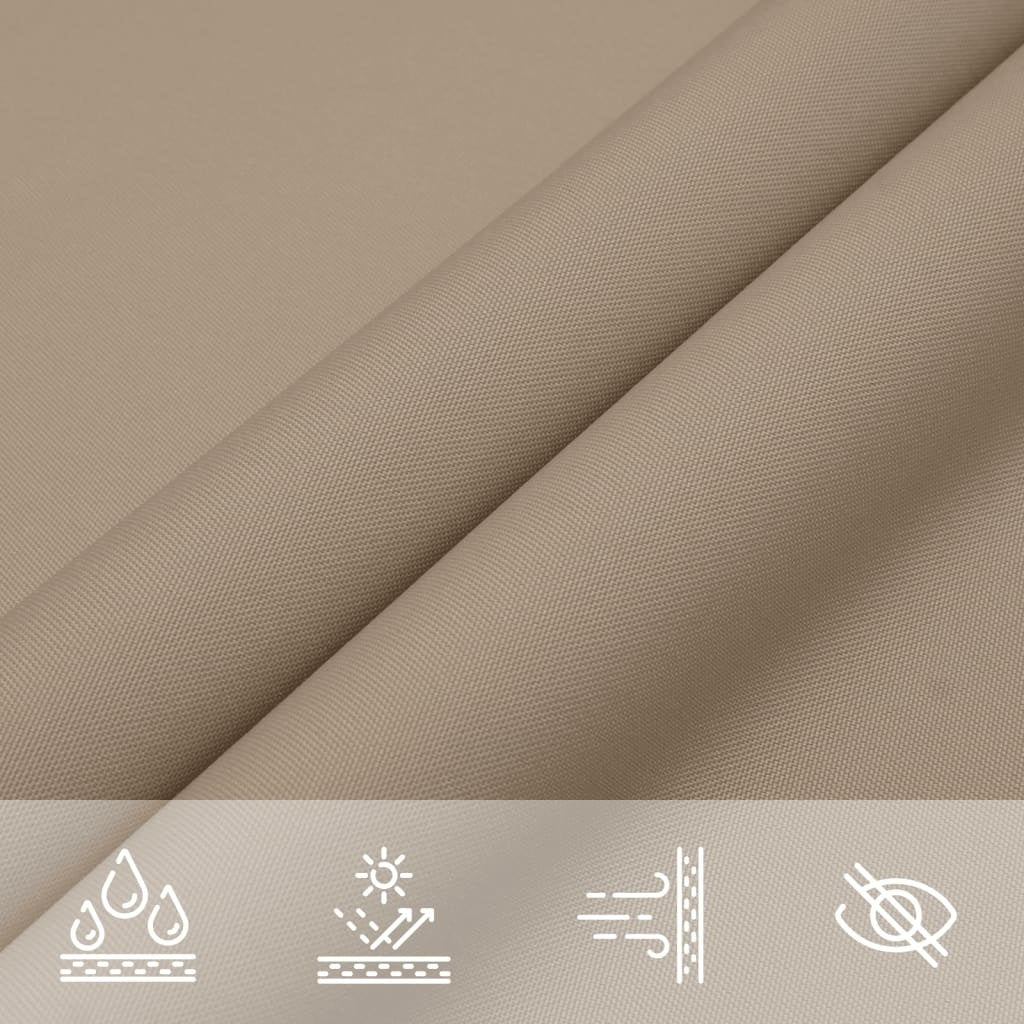 Parasole a Vela Oxford Rettangolare Tessuto PU 2,5×4,5 m Talpa - Image 31 of 36