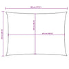 Parasole a Vela Oxford Rettangolare Tessuto PU 2,5×4,5 m Talpa - Image 35 of 36