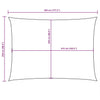 Parasole a Vela Oxford Rettangolare Tessuto PU 2,5×4,5 m Talpa - Image 36 of 36