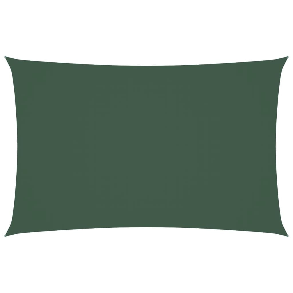 Parasole a Vela Oxford Rettangolare 2×5 m Verde Scuro - Image 15 of 36