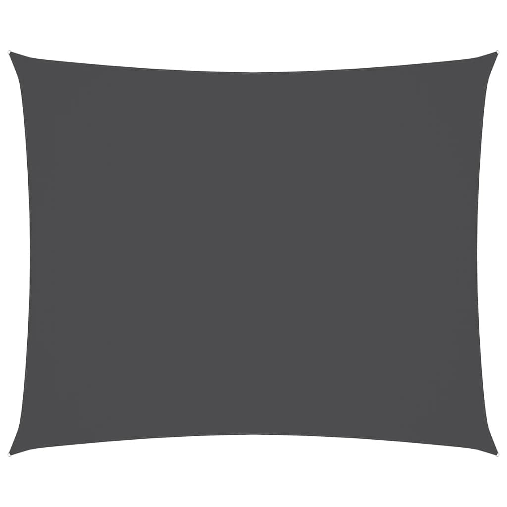 Parasole a Vela in Tessuto Oxford 2,5×3,5 m Antracite - Image 9 of 36