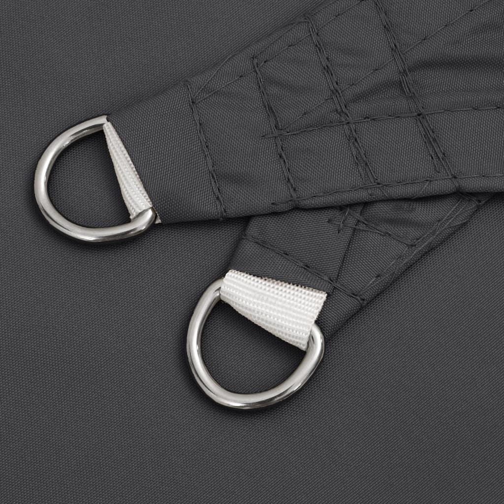 Parasole a Vela in Tessuto Oxford 2,5×3,5 m Antracite - Image 25 of 36