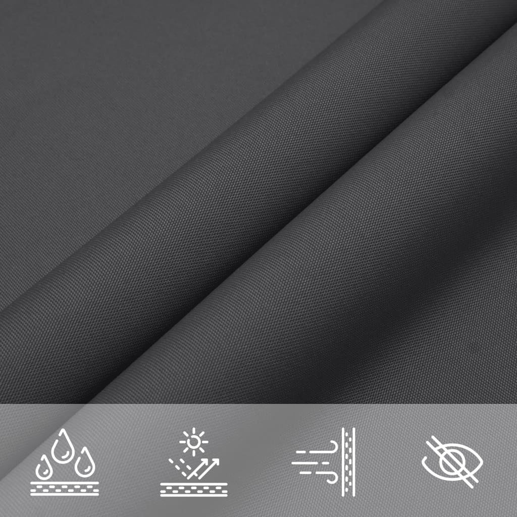Parasole a Vela in Tessuto Oxford 2,5×3,5 m Antracite - Image 31 of 36