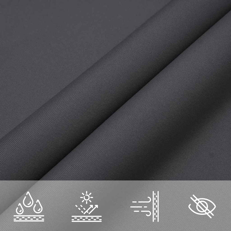 Parasole a Vela Oxford con Rivestimento in PU Rettangolare 5×8 m Antracite - Image 29 of 32
