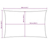 Parasole a Vela Oxford con Rivestimento in PU Rettangolare 5×8 m Antracite - Image 32 of 32