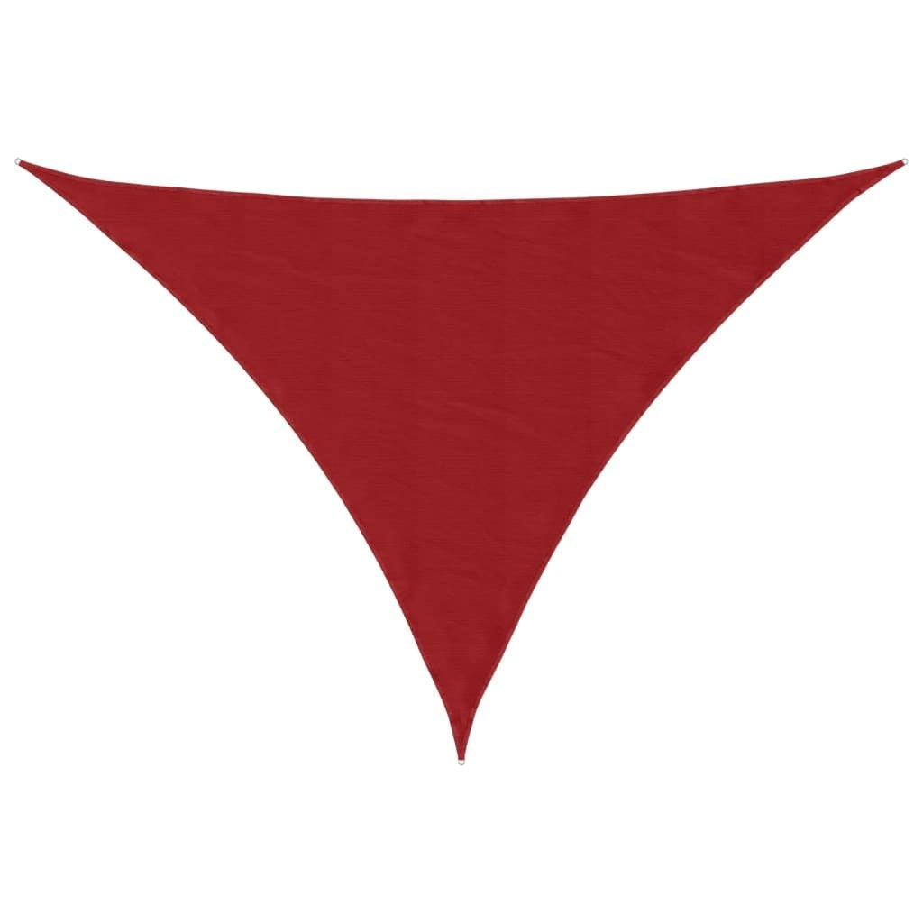 Parasole a Vela in Tessuto Oxford 3×4×5 m Rosso - Image 11 of 40