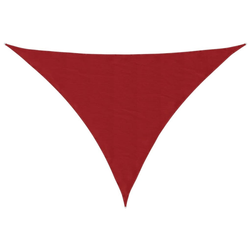 Parasole a Vela in Tessuto Oxford 3×4×5 m Rosso - Image 11 of 40