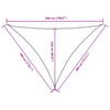 Parasole a Vela in Tessuto Oxford 3×4×5 m Rosso - Image 40 of 40