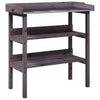 Tavolo Piante Ripiani Legno Massello Abete e Zinco 78×38×82,5 cm Grigio - Image 13 of 32